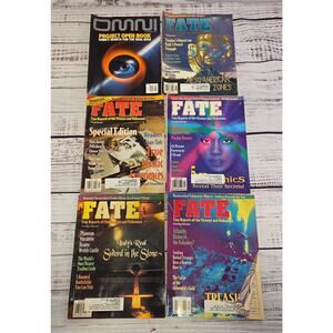 Vintage Fate Magazine Lot 6 1995 + Omni Magazine Nov 1994